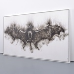 Massive Sabino Guisu Smoke Painting, 118